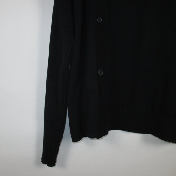 ALLSAINTS "RIA" COLD SHOULDER SIDE BUTTON SWEATER - Picture 9 of 14